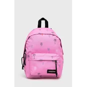 Ruksak Eastpak ženski, boja: ružicasta, mali, s uzorkom