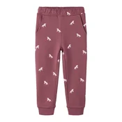 NAME IT Hlače NMFValba rosé / burgund