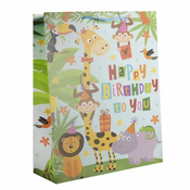 Darilna vrečka z napisom Happy Birthday to You - 26 x 32 cm