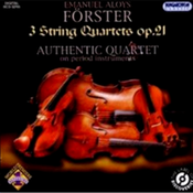 FORSTER:3 STRING QUARTETS OP.21