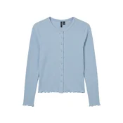VERO MODA Pletena jopa VMNANA nebeško modra
