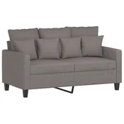 shumee vidaXL Dvosed taupe 120 cm blago