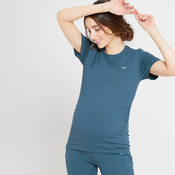 Ženska nosečniška majica s kratkimi rokavi Power MP – Dust Blue modra - S