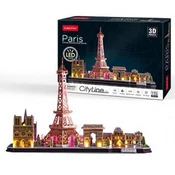 Cubic fun Slagalica Led Paris Cityline L525H, 68 Dela