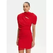 JACQUEMUS Cocktail obleka 24H251DR130-1555 Rdeča Regular Fit