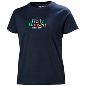 Helly Hansen W CORE GRAPHIC T-SHIRT, ženska majica, plava 54080