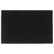 Vidaxl Predpražnik črne barve 65x100 cm kokosova vlakna