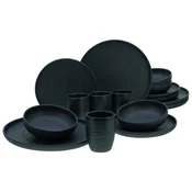 Creatable Kombinirani Servis Uno Black Lava Stone, 16-Delni