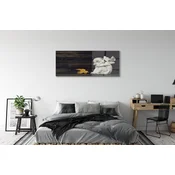 tulup.si Slika na akrilnem steklu Spalne angel listi svet 140x70 cm 4 obešalnika