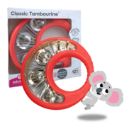 Edushape igracka Classic Tambourine - Red