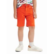 Desigual Jeans kratke hlače 23SBDD01 Rjava Regular Fit