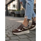 Ženske braon patike Choco Shine