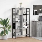 Polica Siva Sonoma 82 x 32 x 144,5 cm Konstruirano drvo