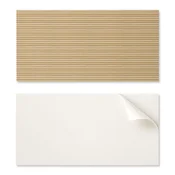 Samolepilna vinilna talna obloga z grafiko za kuhinjo 100x50 cm Vzporedne lesene deske