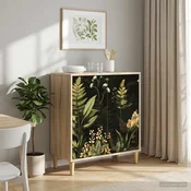 vidaXL Strani šal RHENEN Sonoma 69 x 33 x 75 cm Inženirski les