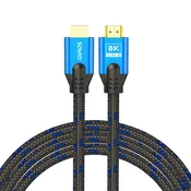 slomart HDMI kabel (M) v2.1, 3m, 8K, baker, modro-črn, CL-143