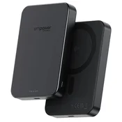 Brezžična PowerBank 10000 mAh, 20 W, združljiva z MagSafe, Qi2/USB-C, Space Black, empower