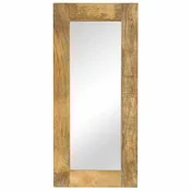 Vidaxl Ogledalo iz trdnega mangovega lesa 50x110 cm
