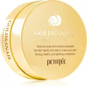 shumee Gold & Snail Hydrogel Eye Patch gladilni hidrogelni obliži za oči z zlatom in polžjo sluzjo 60 kos.