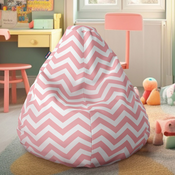 ENTERA Lazy Bag 035, Veliki, Belo-roze