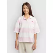 New Balance Yarn Dye Stripe Rugby Polo sea salt