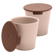 bibs® set 2 lončkov s pokrovom blush