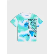 Sinsay - Majica s tie-dye uzorkom SpongeBob SquarePants - šareno