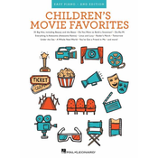 CHILDRENS MOVIE FAVORITES EASY PIANO 2ND EDITION