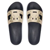 Tommy Hilfiger Natikači Th Pool Slide FW0FW09613 Zlata