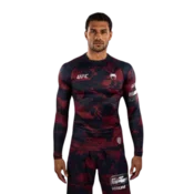Venum Kompresiona majica Rashguard UFC Zenith Authentic Fight Week, Crveno-crna