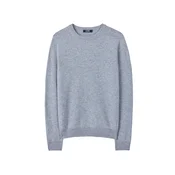 GOBI Cashmere Pulover Womens Essential Cashmere Crewneck Sweater dimno-siva