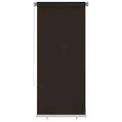 Vanjska roleta za zamracivanje 100 x 230 cm smeda HDPE