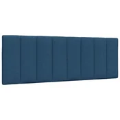 Vidaxl Blazina za vzglavje Hanko modra 120 cm blago
