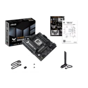 ASUS TUF GAMING B850M-E WIFI AM5 mATX gaming maticna ploca - AMD B850, 4xDIMM DDR5, 3xM.2, 4xSATA, PCIe 5.0, 2.5Gb Ethernet, WiFi 6E + Bluetooth, 2xDisplayPort, 1xHDMI s Aura Sync, 90MB1LS0-M0EAY0