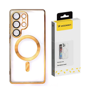 slomart Ohišje Wozinsky Electroplated Case z Magsafe za Samsung Galaxy S25+ - zlato