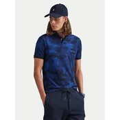 Polo Ralph Lauren Polo majica 710P04010001 Mornarsko modra Custom Slim Fit