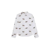 Lola Casademunt Bluza svetlo rjava/črna/bela