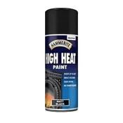 Temperaturni sprej 600°C črna mat HIGH HEAT Hammerite - Črna mat