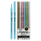 Markerji M&G Signme metalik barve, set 6 kos