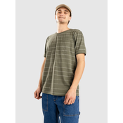 Kazane Moss T-shirt beetle stripe