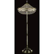 Casa Padrino luxury baroque crystal floor lamp gold A� 50 x H. 155 cm - Magnificent floor lamp with Bohemian crystal glass - Baroque crystal lights - Baroque furniture