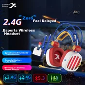 Xiberia Gaming Bluetooth slušalice S21 GS, Crvene