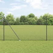 Zavareno žicano ogradivanje s bodljama 50 x 1,5 m Siva Mreža