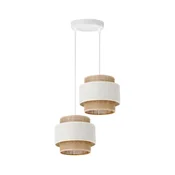 Luster na kanapu BOHO 2xE27/60W/230V krem/juta