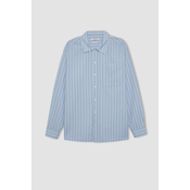 DEFACTO Relax Fit Striped Long Sleeve Shirt