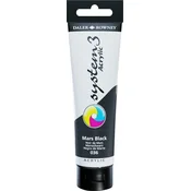 Daler Rowney System3 Akrilna barva Mars Black 150 ml 1 kos