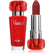 PUPA Milano Vamp! Luminous Lipstick šminka za polne ustnice odtenek 300 Scarlet Bordeaux 3.5 g