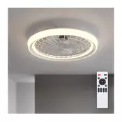 Brilagi - LED zatemnjevalen stropni ventilator LED/40W/230V, premer 48 cm, bel + daljinski upravljalnik