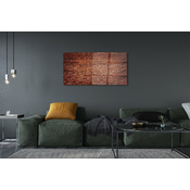 tulup.si Slika na akrilnem steklu Vintage zid 125x50 cm 4 obešalnika