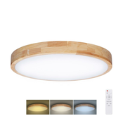 Solight WO8009- LED Prig. svjetiljka SOLID OAK LED/48W/230V 3000-6500K pr. 39 cm+DU